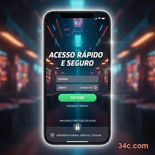 Atendente do 34c.com em suporte e segurança online